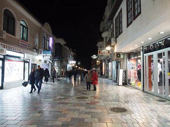 Kenangan Balkan dan Greece 12H10M, Mac 2016 68 Bandar Ohrid di waktu malam.