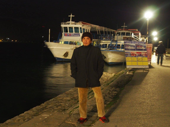 Kenangan Balkan dan Greece 12H10M, Mac 2016 67 Kapal pesiaran di Tasik Ohrid Macedonia