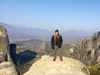 Kenangan Balkan dan Greece 12H10M, Mac 2016 72 Di atas sebuah Gunung Batu Kalambaka Greece