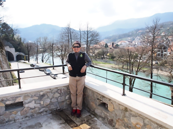 Kenangan Balkan dan Greece 12H10M, Mac 2016 56 Konjic Bosnia - Di tebing sungai
