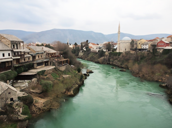 Kenangan Balkan dan Greece 12H10M, Mac 2016 57 Pemandangan Perkampugan Mostar